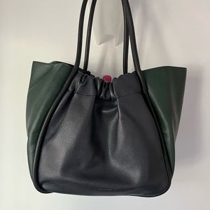 Brand new Black and Green Tahari tote